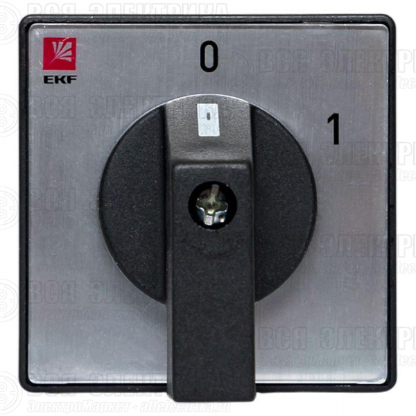 Переключатель кулачковый ПК-1-12 2П 10А "0-1" EKF pk-1-12-10