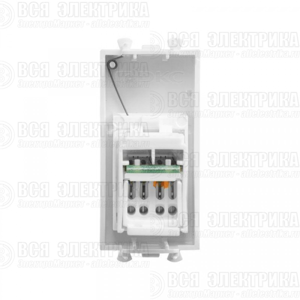 Розетка компьютерная 1мод. Avanti "Белое облако" RJ45 кат.5E модульная DKC 4400461