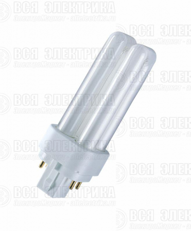 Лампа люминесцентная компакт. DULUX D 26W/830 G24d-3 OSRAM 4050300025711