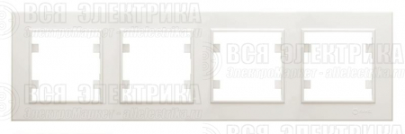 Рамка 4-м Karea горизонт. крем. Makel 56010704