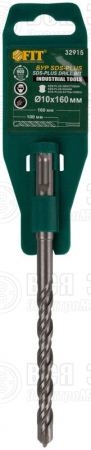 Бур по бетону SDS PLUS с двойн. резьбой 10х160мм FIT 32915