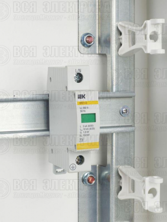 Ограничитель перенапряжения ОПС1-D 1P KARAT IEK MOP20-1-D