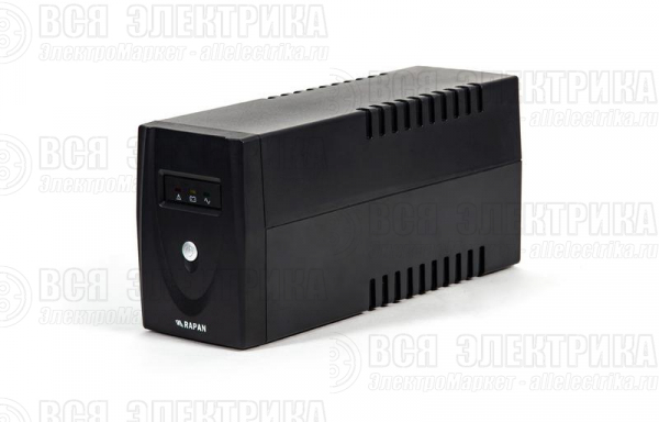 Источник бесперебойного питания RAPAN-UPS 600 220В 600В.А/350Вт меандр с АКБ 7А.ч интерактивный Бастион 739