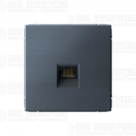 Розетка компьютерная ArtGallery RJ45 кат.6A механизм грифель SE GAL000786