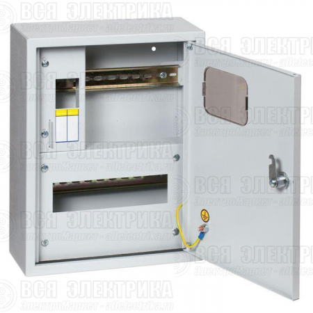 Щит ЩУРн 1/9 (Э) (360х280х110) счетчик на DIN-рейку IP31 EKF mb23-1/9e
