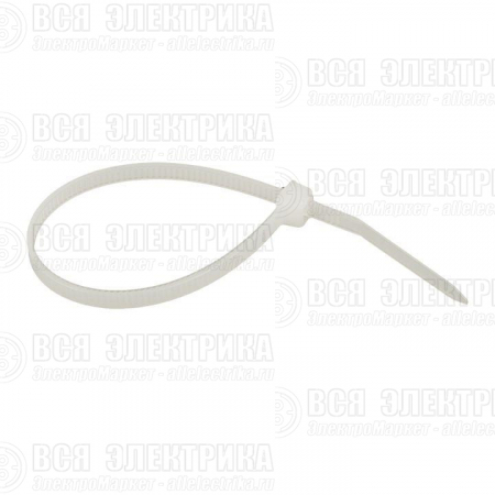 Хомут кабельный 3.6х150 нейл. бел. (уп.100шт) EKF plc-c-3.6x150