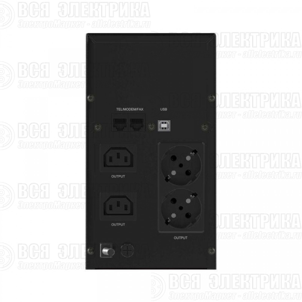 Источник бесперебойного питания ИБП линейно-интерактивный Info LCD 2000В.А/1200Вт 1/1.2xIEC C13 2xSchuko USB + RJ45 LCD 2x9A.ч DKC INFOLCD2000SI