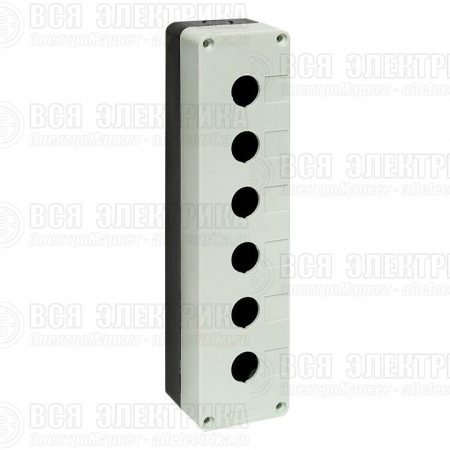 Корпус КП106 6 кнопок бел. EKF cpb-106-w