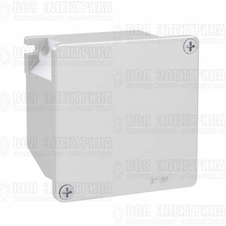 Коробка ответвительная 90х90х53мм IP66 RAL9006 окрашен. алюм. DKC 65300