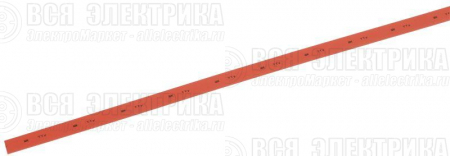 Трубка термоусадочная ТТУ нг-LS 6/3 красн. 1м IEK UDRS-D6-1-K04