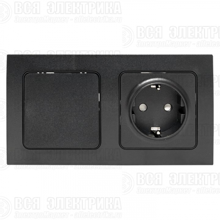 Рамка 2-м Стокгольм черн. PROxima EKF EXM-G-303-30