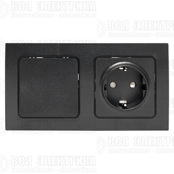 Рамка 2-м Стокгольм черн. PROxima EKF EXM-G-303-30