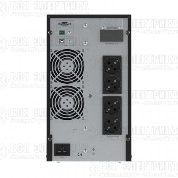 ИБП Онлайн для Small Tower 3000 ВА/2700Вт 1/1 4xSchuko EPO USB RS-232 RJ45 8х7А.ч DKC SMALLT3A10S