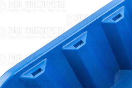 Лоток для крепежа пластиковый 160х115х75мм син. MOS 65697М