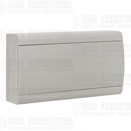 Щит ЩРН-П-18 IP41 бел. дверца (пром. упак.) Basic EKF pb-n-18w-bas