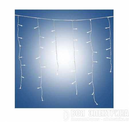Гирлянда "Сосульки" IC80LD-W-E 80LED бел. 2м Shlights 4690601040718
