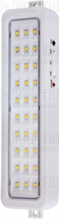 Светильник светодиодный LA-112 30LED 220В аккумуляторный Li-ion бел. Camelion 13149