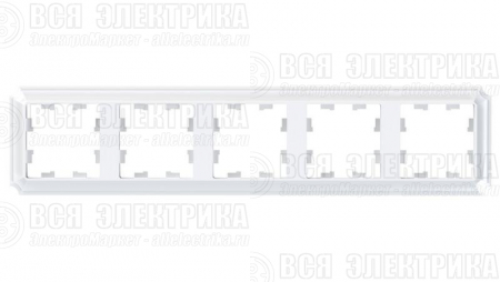 Рамка 5-пост. AtlasDesign Antique универс. бел. SE ATN100105