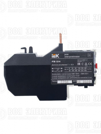 Реле тепл. РТИ 1314 7-10А KARAT IEK DRT10-0007-0010