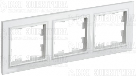 Рамка 3-м BRITE РУ-3-БрБ бел. IEK BR-M32-K01