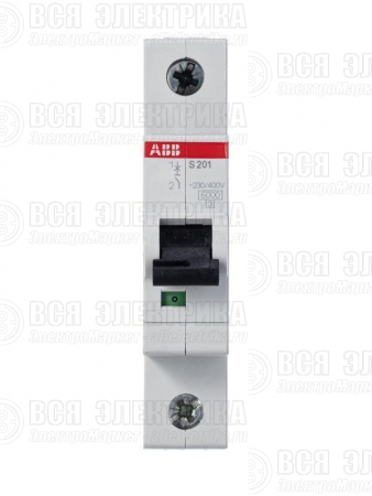 Выключатель автоматический модульный 1п C 40А 6кА S201 C40 ABB 2CDS251001R0404