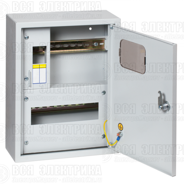 Щит ЩУРн 1/9 (Э) (360х280х110) счетчик на DIN-рейку IP31 EKF mb23-1/9e