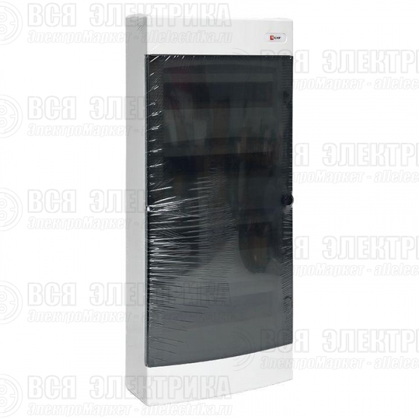 Щит распределительный навесной Unix 4х12мод. IP41 прозр. дверь PROxima EKF ux-4x12-n