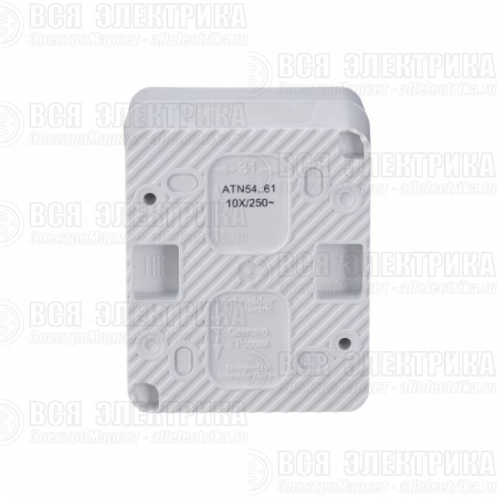 Переключатель проходной 1-кл. ОП AtlasDesign Profi54 IP54 10AX бел. SE ATN540161