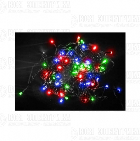 Гирлянда ILD050C-GM 50LED 5м 8 реж. мульти. SHlights 4690601040770
