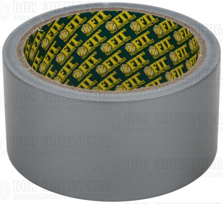 Лента клейкая универсальная армированная "Ductape" 48ммх10м FIT 11710