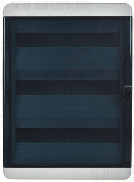 Корпус КМПн-54 TEKFOR IP65 черн. прозр. дверь пластик. IEK TF5-KP72-N-54-65-K03-K02