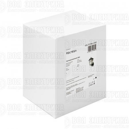 Светильник Noon 1х40Вт E27 IP44 бра настен. Voltega VGL7213WL-01B1