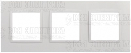 Рамка 3-м Elegance 14-5013-01 Classic бел. Эра Б0060581