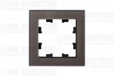 Рамка 1-м AtlasDesign Nature стекло мокко SE ATN320601