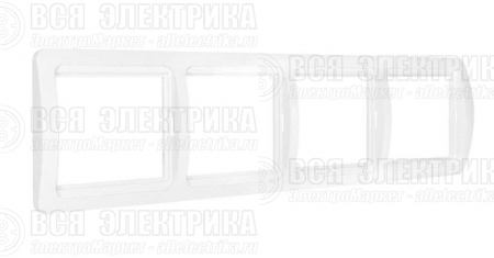 Рамка 4-м Валери гор. бел. UNIVersal ВР004Г