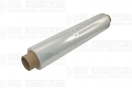 Стретч-пленка 450х20мкр 1.9кг прозр. ручная 19-4520