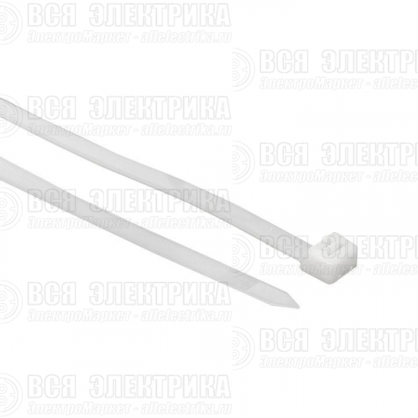 Хомут кабельный 7.2х300 нейл. бел. (уп.100шт) EKF plc-c-7.2x300