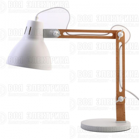 Светильник настольный KD-355 C01 230В 40Вт E27 бел. Camelion 14157