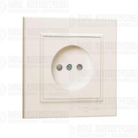 Розетка б/з (Керамика) СП Karea 16А IP20 крем. Makel 56010002