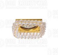 Светильник Sorento 51 2 04 штампов. с огран. стеклом MR16 зол. ИТАЛМАК IT8503