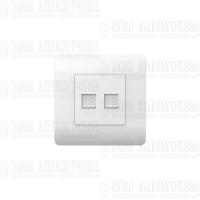 Розетка компьютерная 2-м NEW3-E RJ45 бел. CHINT 431553