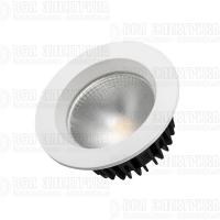 Светильник светодиодный LTD-105WH-FROST-9W Warm White 110deg IP44 метал. Arlight 021067