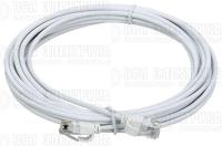 Патч-корд кат.5E UTP LSZH 5м slim колпачок с язычком бел. ITK PC08-C5EUL-5M-SL-WT