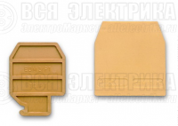 Крышка для двухуровневой клеммы на 2.5кв.мм DKC ZEFD201BL