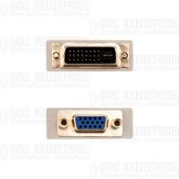 Переходник штекер DVI-I - гнездо VGA Rexant 17-6821