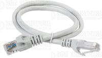 Патч-корд кат.5E UTP 1м сер. ITK PC01-C5EU-1M