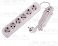 Удлинитель 6х5м с заземл. 16А IP20 Lila LEZARD 720-0605-601