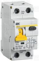 Выключатель автоматический дифференциального тока 2п (1P+N) C 25А 30мА тип A 6кА АВДТ-32 KARAT IEK MAD22-5-025-C-30