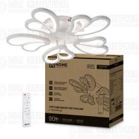Светильник светодиодный ELEGANT IRIS 90Вт 3000-6500К 7000лм 230В 545х557х90мм с пультом ДУ бел. IN HOME 4690612051475