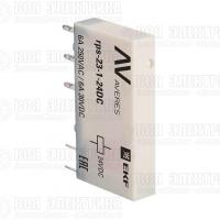 Реле промежуточное РП slim 23/1 6А 24В DC AVERES EKF rps-23-1-24DC